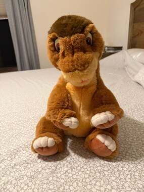 Vintage 1988 GUND The Land Before Time Littlefoot Plush JCPenney Exclusive 18"